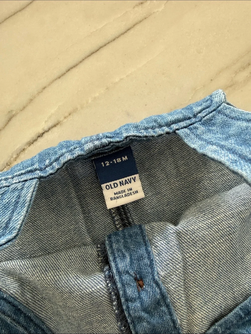 Old Navy Chambray Blue Overalls